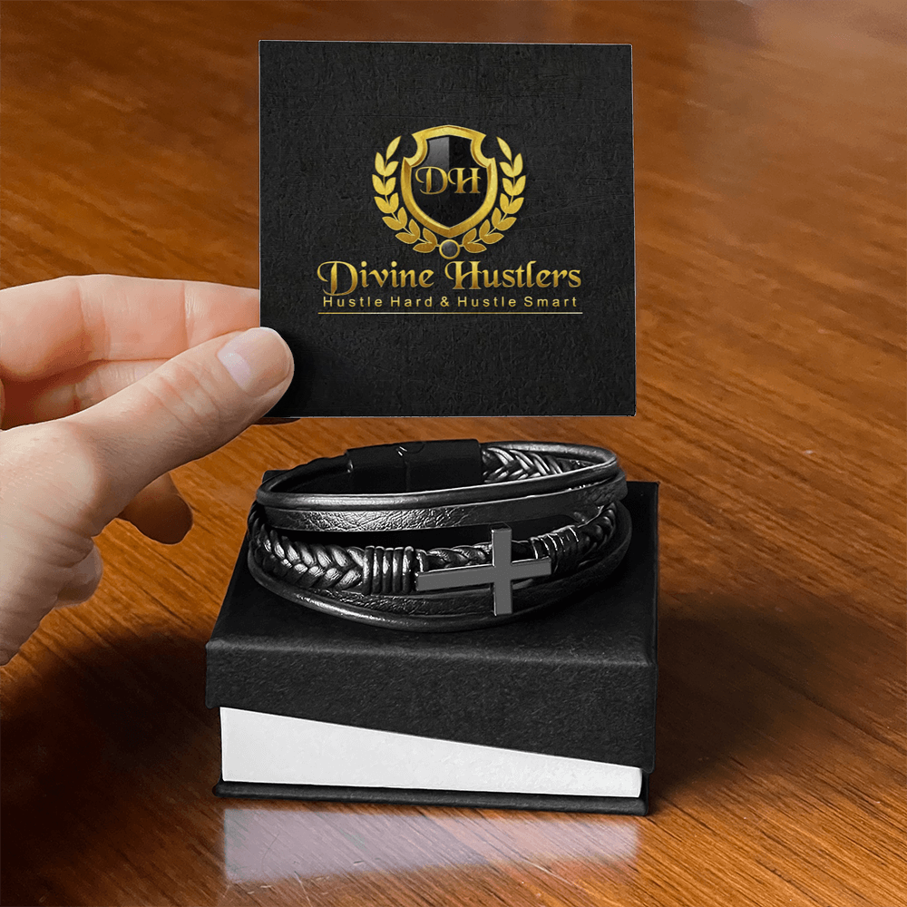 DH Men's Cross Bracelet