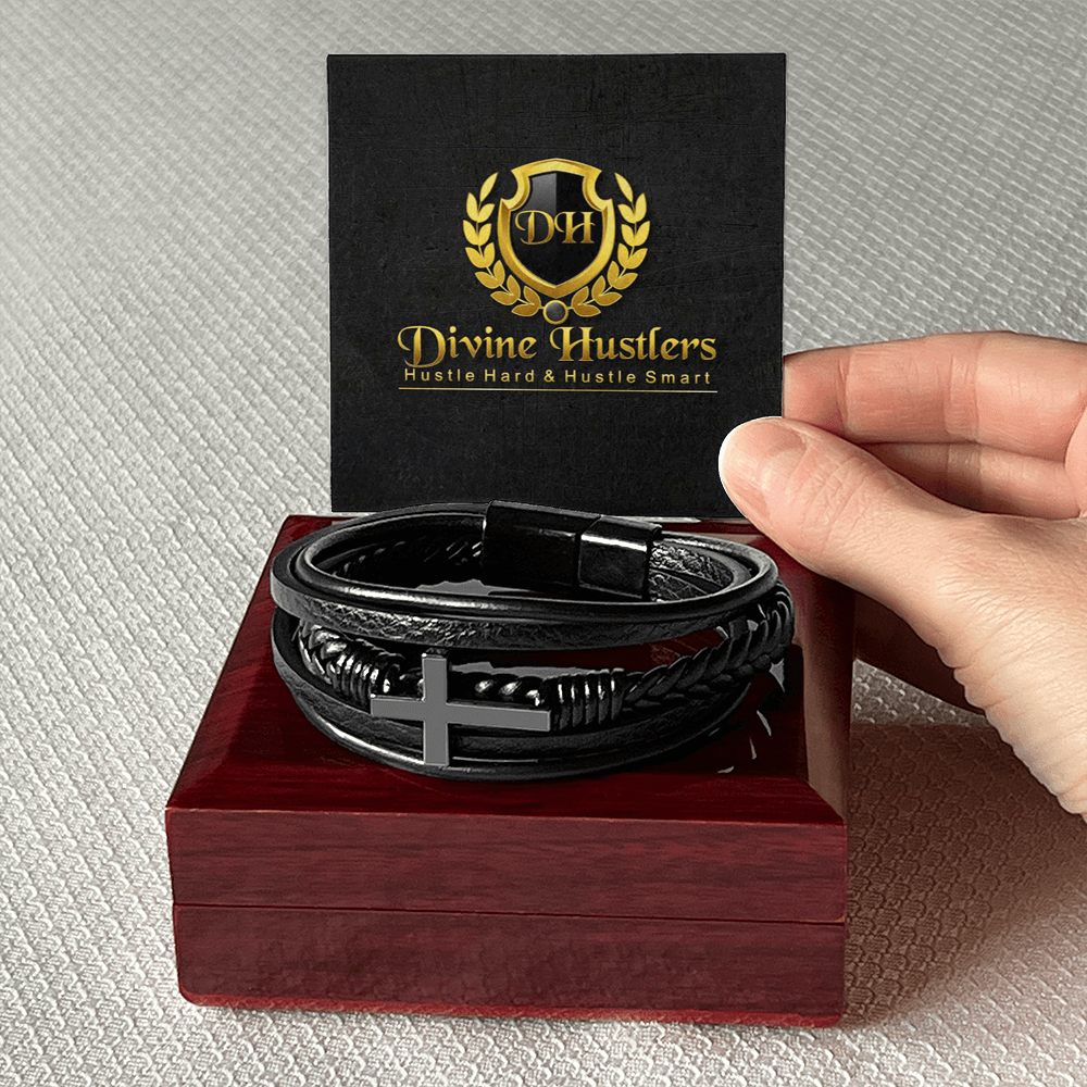 DH Men's Cross Bracelet