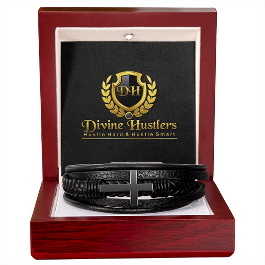 DH Men's Cross Bracelet