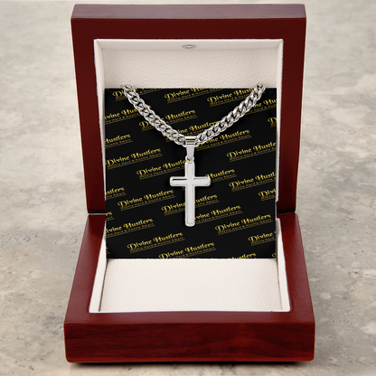 DH Artisan Cross with Cuban Link Chain